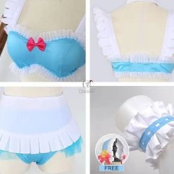 Re : Zero-Starting life in another World Rem Swimsuit Cosplay Costume -Anime Costumes store online re zero starting life in another world rem swimsuit cosplay costume 4
