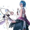 Re:ZERO -Starting Life in Another World Rem Ram Cosplay Costume
