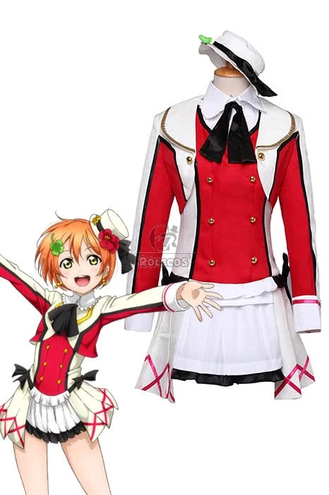 Love Live! Rin Hoshizora Red Cosplay Costume 1 Love Live! Rin Hoshizora Red Cosplay Costume