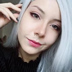 Yuri on Ice Victor Nikiforov Long Silver Anime Cosplay Wigs -Anime Costumes store online rjj