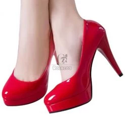 Bungou Stray Dogs Akiko Yosano Armed Detective Agency Cosplay Shoes Red Shoes -Anime Costumes store online round shoes