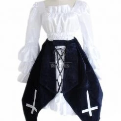 Rozen Maiden Suigintou Lolita Dark Blue Dress Cosplay Costumes 6 Rozen Maiden Suigintou Lolita Dark Blue Dress Cosplay Costumes -Anime Costumes store online rozen maiden suigintou lolita dark blue dress cosplay costumes1