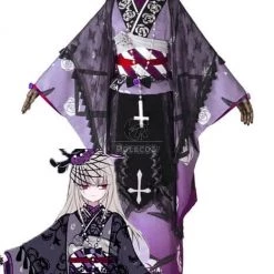 Rozen Maiden Hinaichigo Pink Kimono Anime Cosplay Costumes