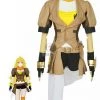 Yang Xiao Yellow Uniform Cosplay Costumes