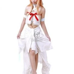 Sword Art Online Kirito ALfheim Online Asuna Yuuki Cosplay Costumes White Suits 9 Sword Art Online Kirito ALfheim Online Asuna Yuuki Cosplay Costumes White Suits -Anime Costumes store online sa 23 1
