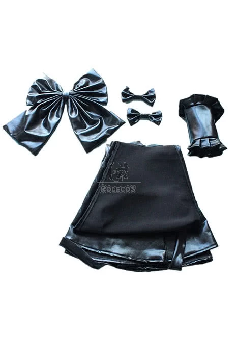 Fate/stay night Hollow Saber Black Dress Anime Cosplay Costumes 3 Fate/stay night Hollow Saber Black Dress Anime Cosplay Costumes - Image 3