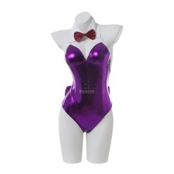 Saenai Heroine no Sodatekata Utaha Kasumigaoka Purple Bunny Girl Jumpsuit Cosplay Costume -Anime Costumes store online saenai heroine no sodatekata utaha kasumigaoka purple bunny girl jumpsuit cosplay costume 4