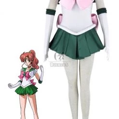 Sailor Jupiter Cosplay Costume Turnouts Party Dress Customized New