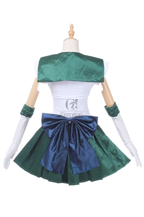 Sailor Moon Sailor Neptune Kaiou Michiru Fighting Uniform Cosplay Costume 5 Sailor Moon Sailor Neptune Kaiou Michiru Fighting Uniform Cosplay Costume - Image 5