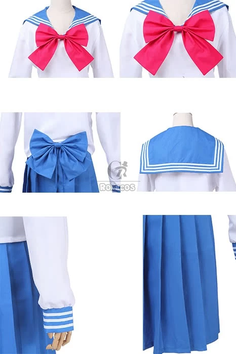Sailor Moon Serena Tsukino 5 Version Sailor Suit Uniforms Cosplay Costumes 6 Sailor Moon Serena Tsukino 5 Version Sailor Suit Uniforms Cosplay Costumes - Image 6