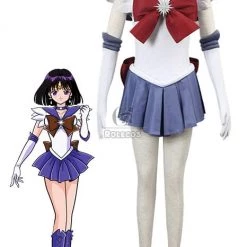 Sailor Moon Sailor Saturn Tomoe Hotaru Fighting Uniform Cosplay Costmes