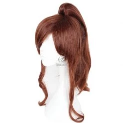 Sailor Moon Kino Makoto Long Brown Cosplay Wig -Anime Costumes store online sailor moon kino makoto long brown cosplay wig 4