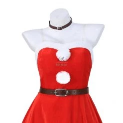 Seishun Buta Yarou wa Bunny Girl Senpai no Yume wo Minai Sakurajima Mai Bunny girl Christmas Cosplay Costume -Anime Costumes store online sakurajima mai bunny girl christmas cosplay costume5