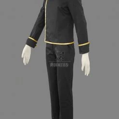 Black Uniform Gintama Earthworks Fourteen Lang Cosplay Costume Shinsengumi -Anime Costumes store online sc 111