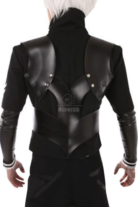 Tokyo Ghouls II Ken Kaneki Cosplay Costume Leather Suit/Hooded Coat 5 Tokyo Ghouls II Ken Kaneki Cosplay Costume Leather Suit/Hooded Coat - Image 5