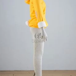 Love Live! Kousaka Honoka Yellow Coat Cosplay Costumes 6 Love Live! Kousaka Honoka Yellow Coat Cosplay Costumes -Anime Costumes store online sc 893