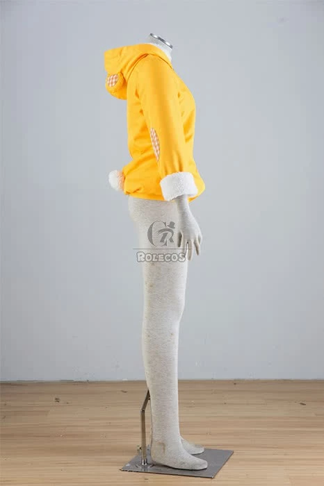 Love Live! Kousaka Honoka Yellow Coat Cosplay Costumes 3 Love Live! Kousaka Honoka Yellow Coat Cosplay Costumes - Image 3