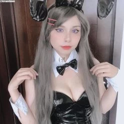 【Ready To Ship】Seishun Buta Yarou wa Bunny Girl Senpai no Yume wo Minai Sakurajima Mai Bunny girl Cosplay Costume 13 【Ready To Ship】Seishun Buta Yarou wa Bunny Girl Senpai no Yume wo Minai Sakurajima Mai Bunny girl Cosplay Costume -Anime Costumes store online seishun buta yarou wa wig1234