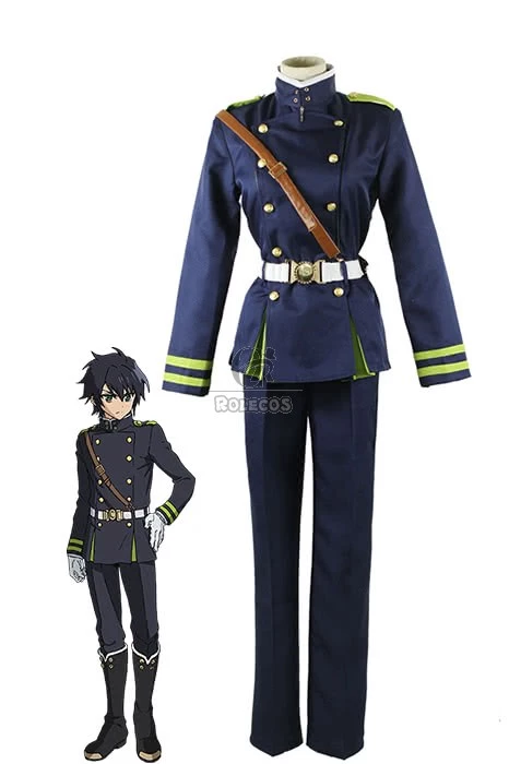 Seraph Of The End Yuichiro Hyakuya Cosplay Costume 1 Seraph Of The End Yuichiro Hyakuya Cosplay Costume