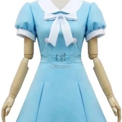 K-ON Blue Japanese School Girls Cosplay Costumes