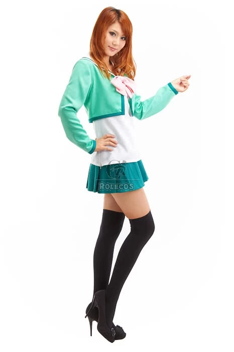 The Prince of Tenni Seigaku Girls Winter School Uniform Cosplay Costume 2 The Prince of Tenni Seigaku Girls Winter School Uniform Cosplay Costume - Image 2