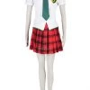 Makinami Mari Illustrious Shool Uniform Cosplay Costume