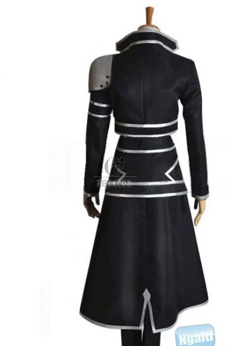 Sword Art Online Kirito Cool Outfits Black Cosplay Costume 3 Sword Art Online Kirito Cool Outfits Black Cosplay Costume - Image 3
