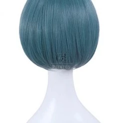 Kiss Him, Not Me Shima Nishina Blue Mixed Green Short Synthetic Cosplay Wigs ML244 -Anime Costumes store online shima nishina cosplay wigs 3