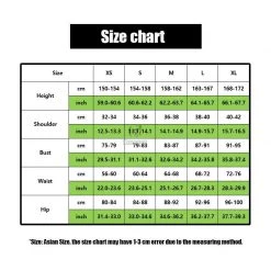 Game Genshin Impact Xiangling Cosplay Costume -Anime Costumes store online size chart 4 12