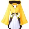 Aihara Enju Costume Black Cosplay Bullet Outfit Coat