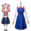 SPY×FAMILY Forger Anya Blue Uniform Daily Cosplay Costume