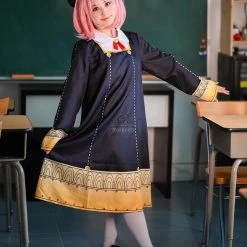 SPY×FAMILY Forger Anya Cosplay Costume -Anime Costumes store online spy family forger anya cosplay costume 3