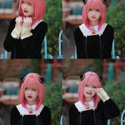 SPY×FAMILY Forger Anya Full Set Cosplay Costume -Anime Costumes store online spy family forger anya full set cosplay costume15