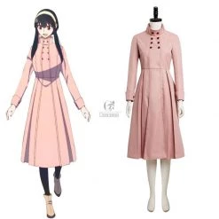 SPY×FAMILY Forger Yor Pink Dress Cosplay Costume