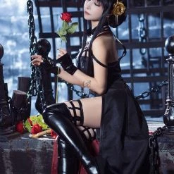 SPY×FAMILY Forger Yor Full Set Cosplay Costume -Anime Costumes store online spy family forger yor full set cosplay costume02