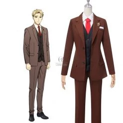 SPY×FAMILY Twilight Loid Forger Brown Suit Cosplay Costume