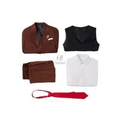 SPY×FAMILY Twilight Loid Forger Brown Suit Cosplay Costume -Anime Costumes store online spy family loid forger twilight brown suit cosplay costume5