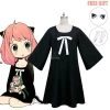 SPY×FAMILY Forger Anya Black Uniform Daily Cosplay Costume