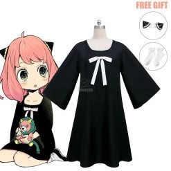 SPY×FAMILY Forger Anya Black Uniform Daily Cosplay Costume