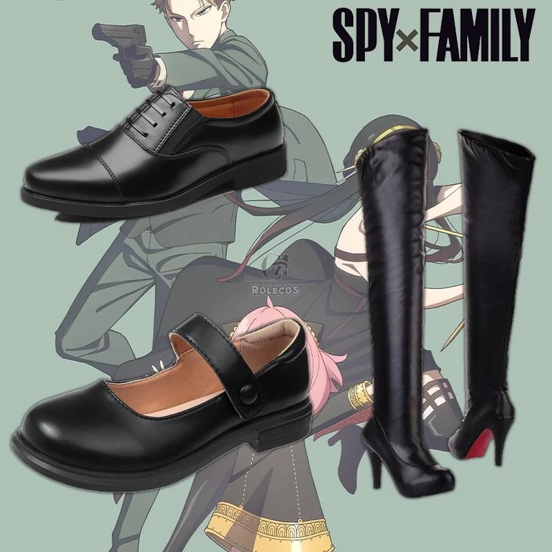 Spy x Family Yor Anya Loid Forger Twilight Cospaly Shoes 1 Spy x Family Yor Anya Loid Forger Twilight Cospaly Shoes