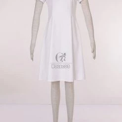 Cardcaptor Sakura Kinomotosakura 5th Version White Sailor Cosplay Costumes -Anime Costumes store online ss06 4