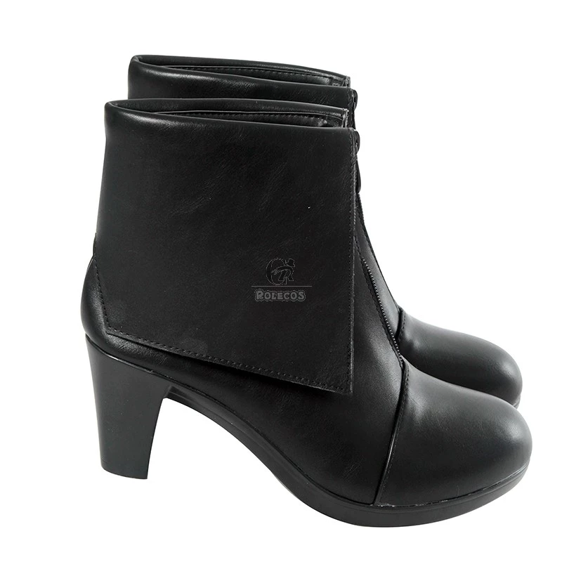 Steins;Gate 0 Kurisu Makise Black Cosplay Shoes 4 Steins;Gate 0 Kurisu Makise Black Cosplay Shoes - Image 4