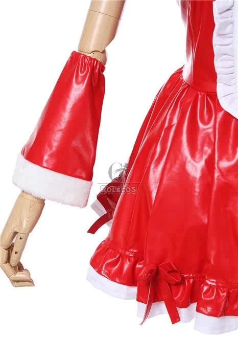 Super Sonico the Animation Sonico Christmas Ver. Cosplay Costumes 10 Super Sonico the Animation Sonico Christmas Ver. Cosplay Costumes - Image 10