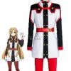 Sword Art Online Asuna Yuuki Red Anime Cosplay Costumes