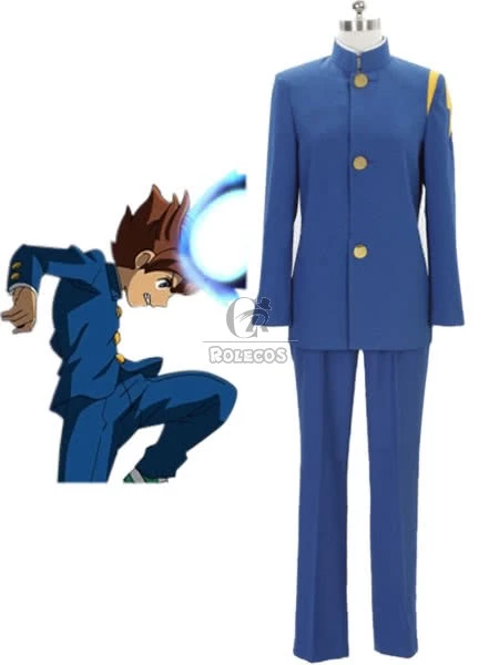 Inazuma Eleven Kaminarimon School Uniforms Cosplay Costume 1 Inazuma Eleven Kaminarimon School Uniforms Cosplay Costume