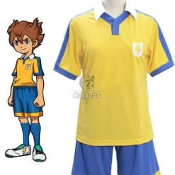 Inazuma Eleven Kaminarimon School Football Player Cosplay Costume