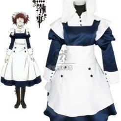 Black Butler Kuroshitsuji Mey-Rin Maid Cosplay Costume