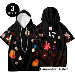 Toilet-Bound Hanako-kun Hanako-kun T-shirt With Hat Cosplay Costume
