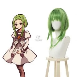 Toilet-Bound Hanako-kun Nanamine Sakura Green 40cm Cosplay Wigs