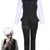 Tokyo Ghoul Kaneki Ken Antique Coffee Shop Work Uniform Cosplay Costumes